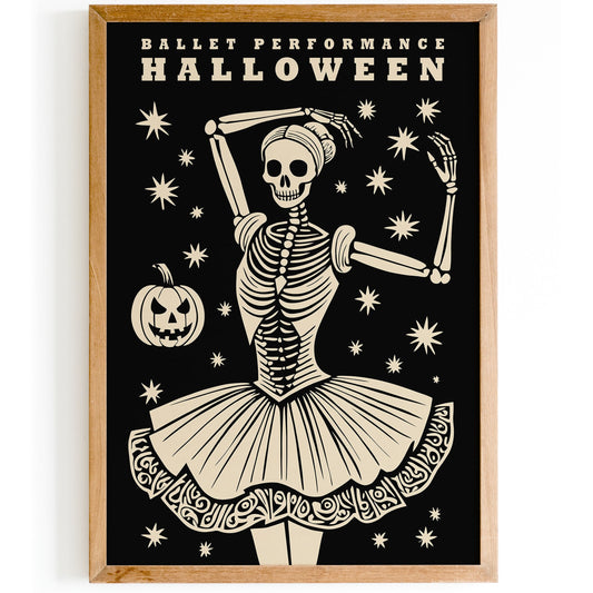 Black Halloween Ballet Festival Poster
