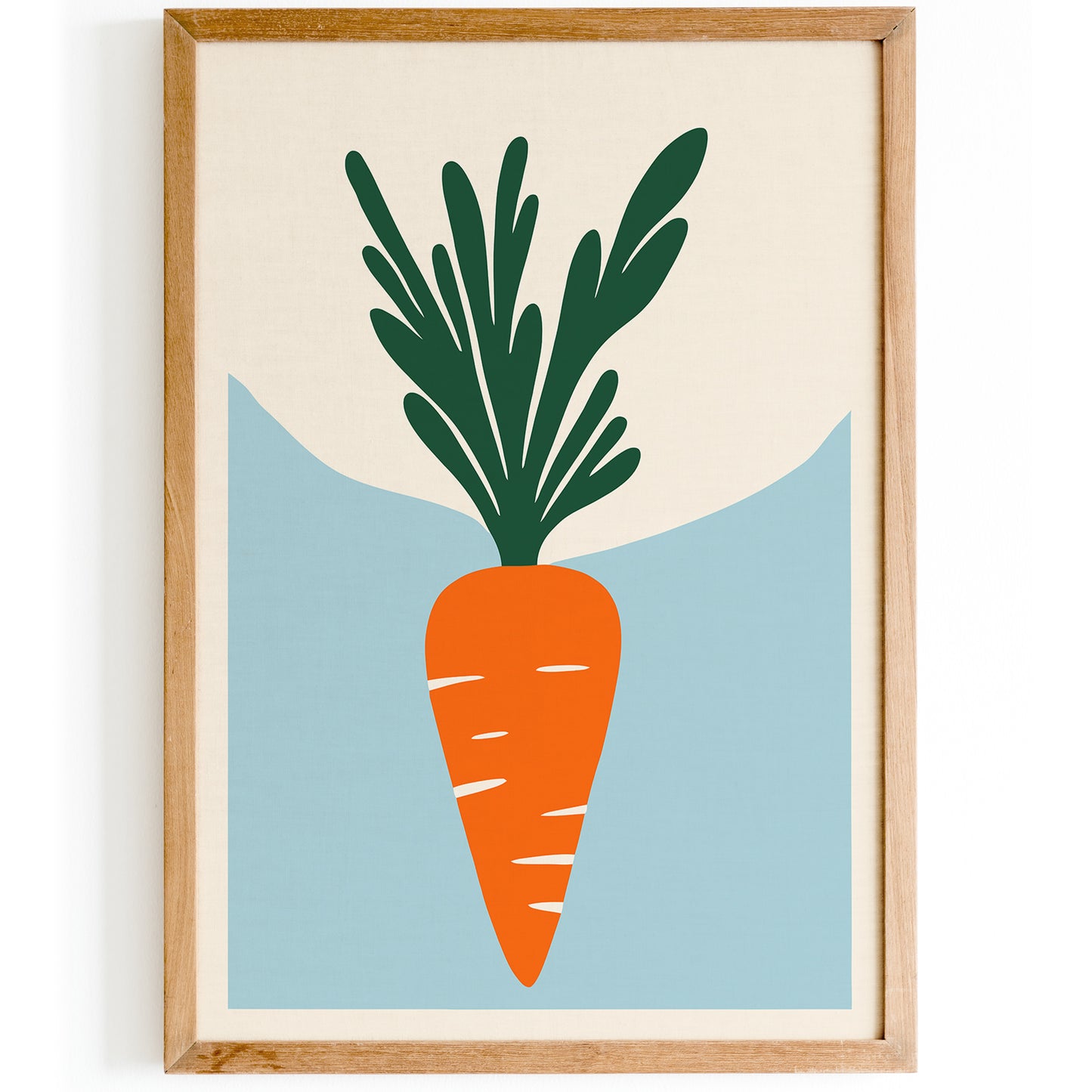 Minimalist Carrot Art Print