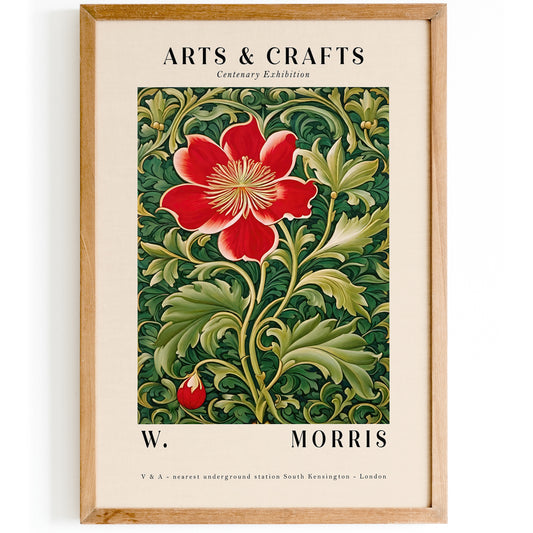 William Morris Centenary Exhibition Poster