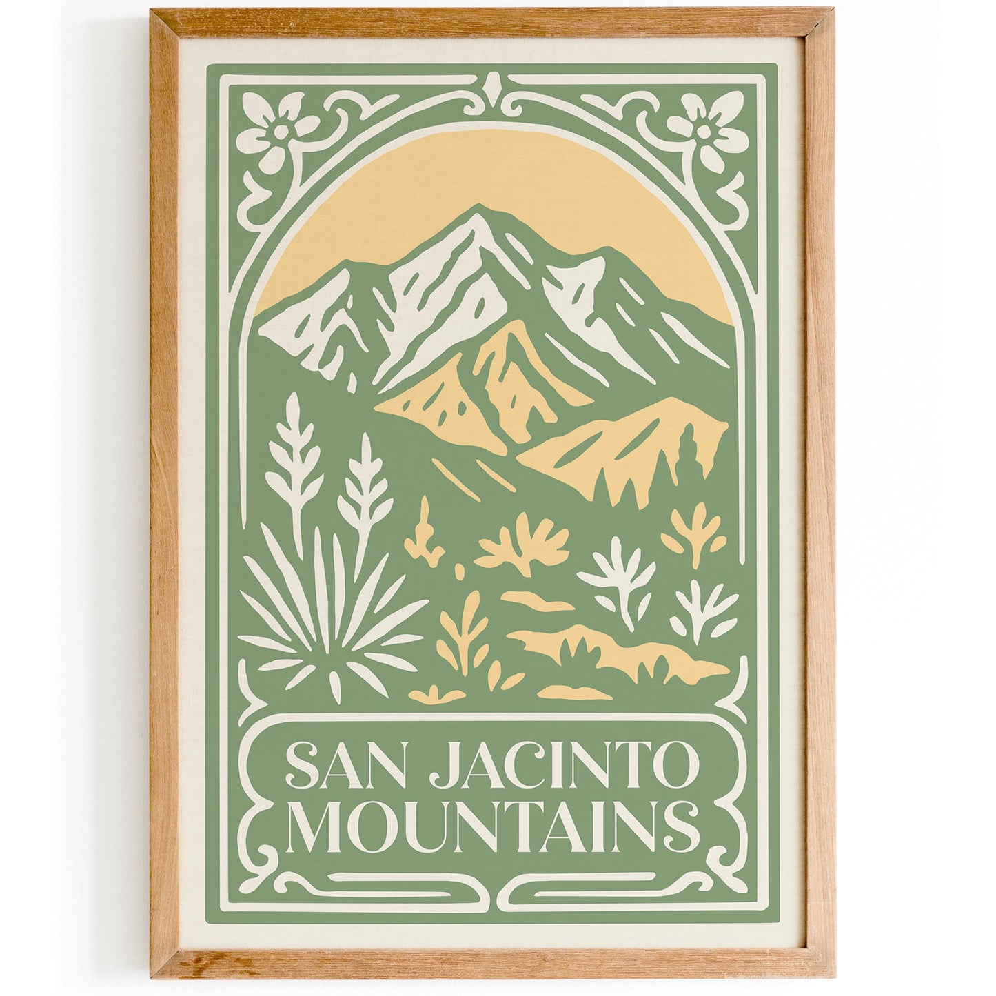 San Jacinto Mountains Travel Poster