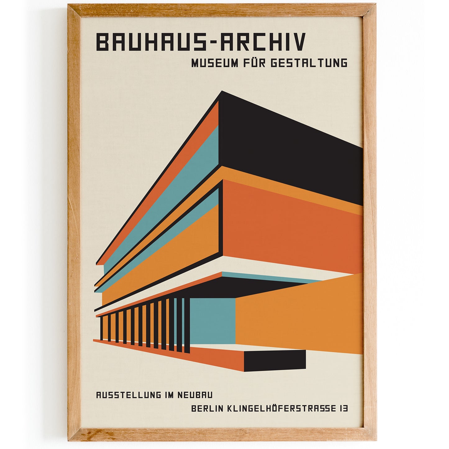 Bauhaus Museum Architecture Poster