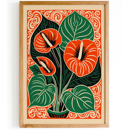 Zantedeschia Calla Flower Poster