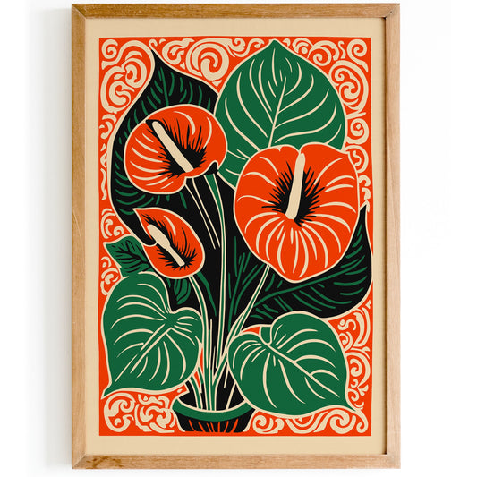 Zantedeschia Calla Flower Poster