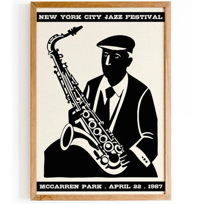 New York City Jazz Festival 1987 Poster