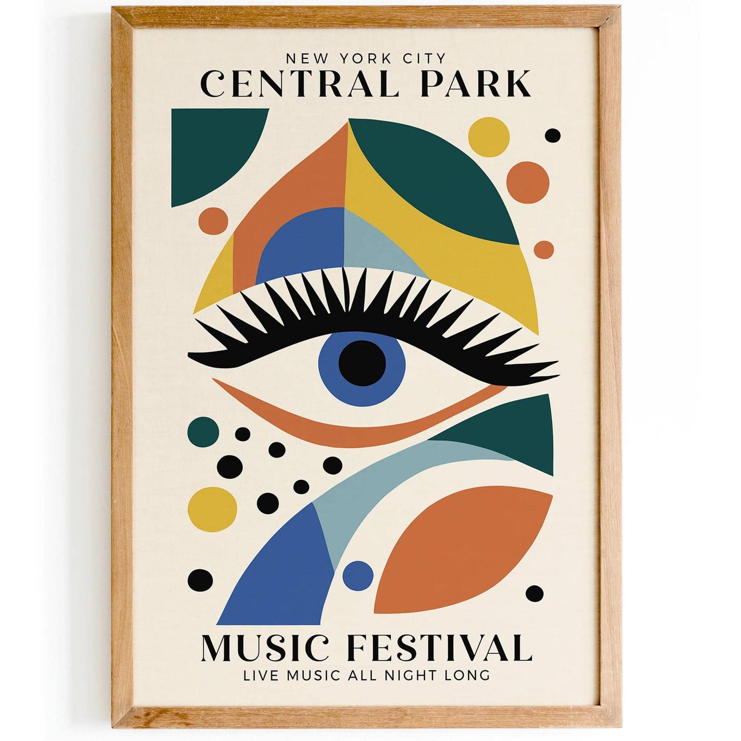 Central Park NYC Music Festival Poster