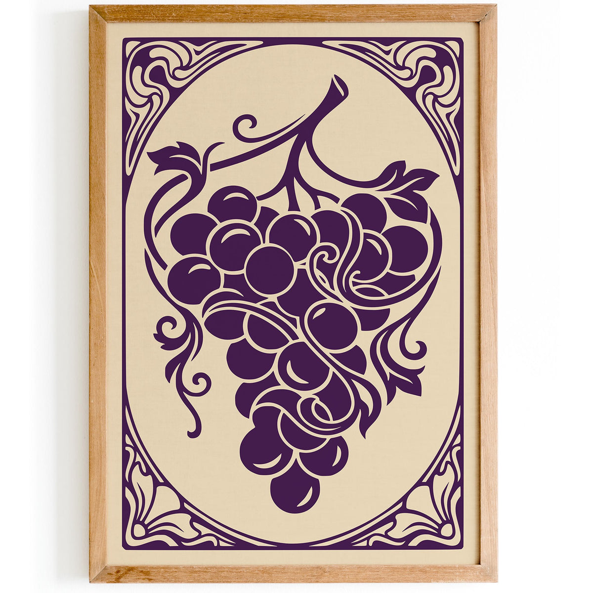 Vintage Grapes Poster