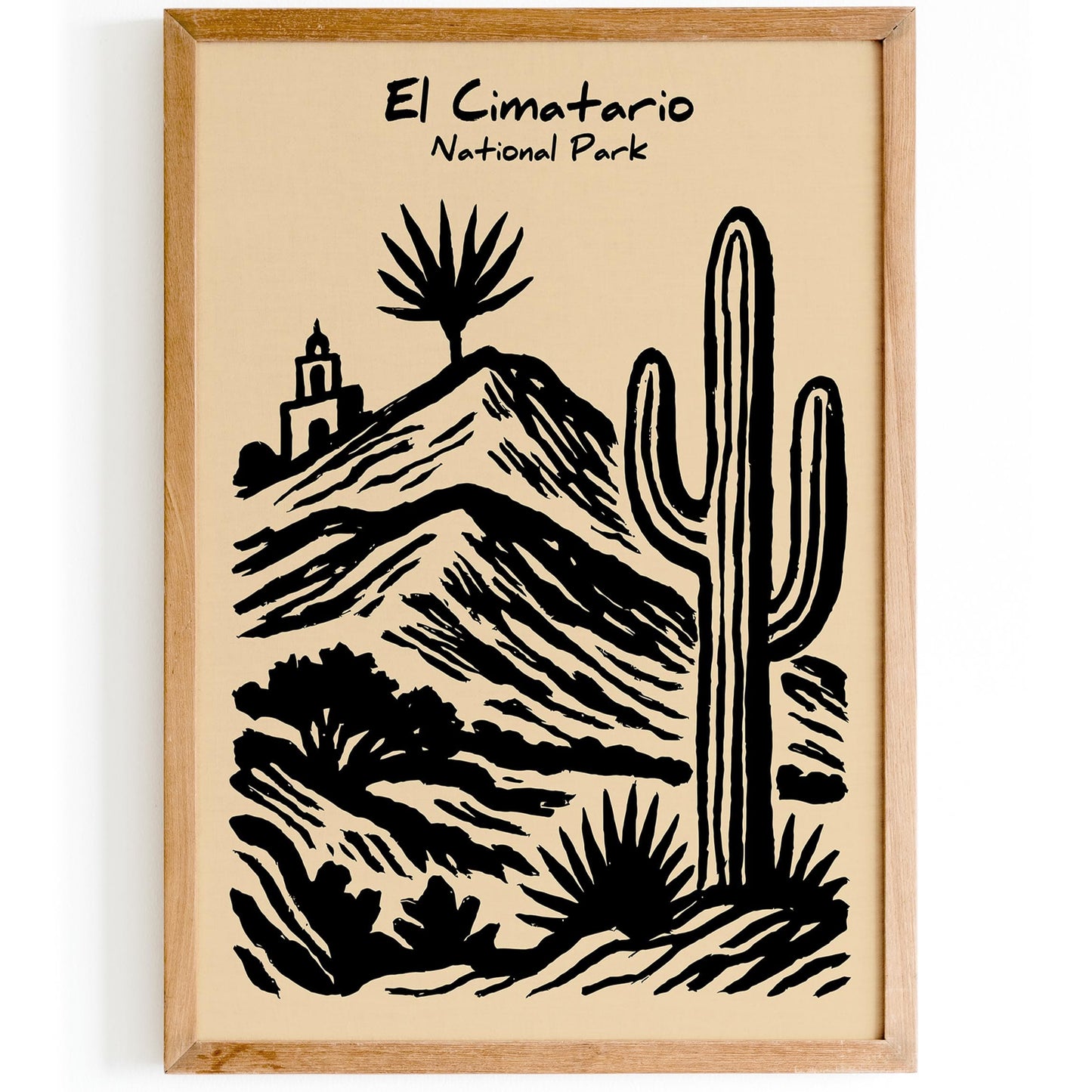 El Cimatario Park Poster - Mexico National Park Wall Art