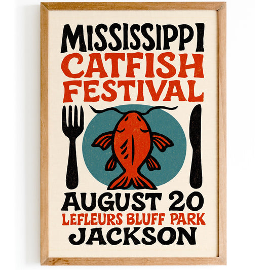 Mississippi Catfish Festival Poster
