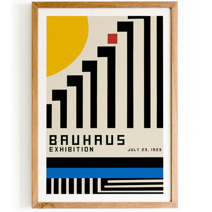 Minimalist Bauhaus Exhibition Art Print