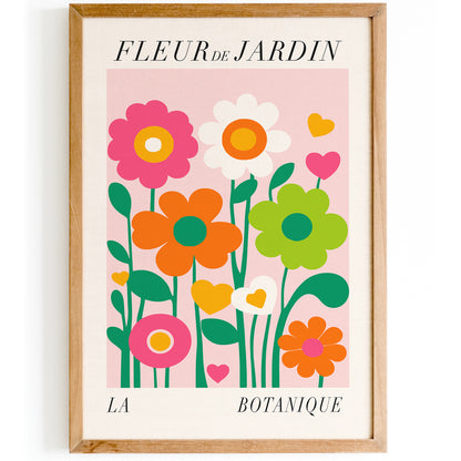 Cute Fleur de Jardin French Art Print