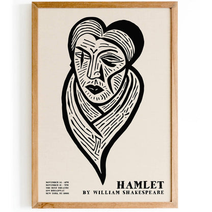Hamlet by William Shakespeare Poster