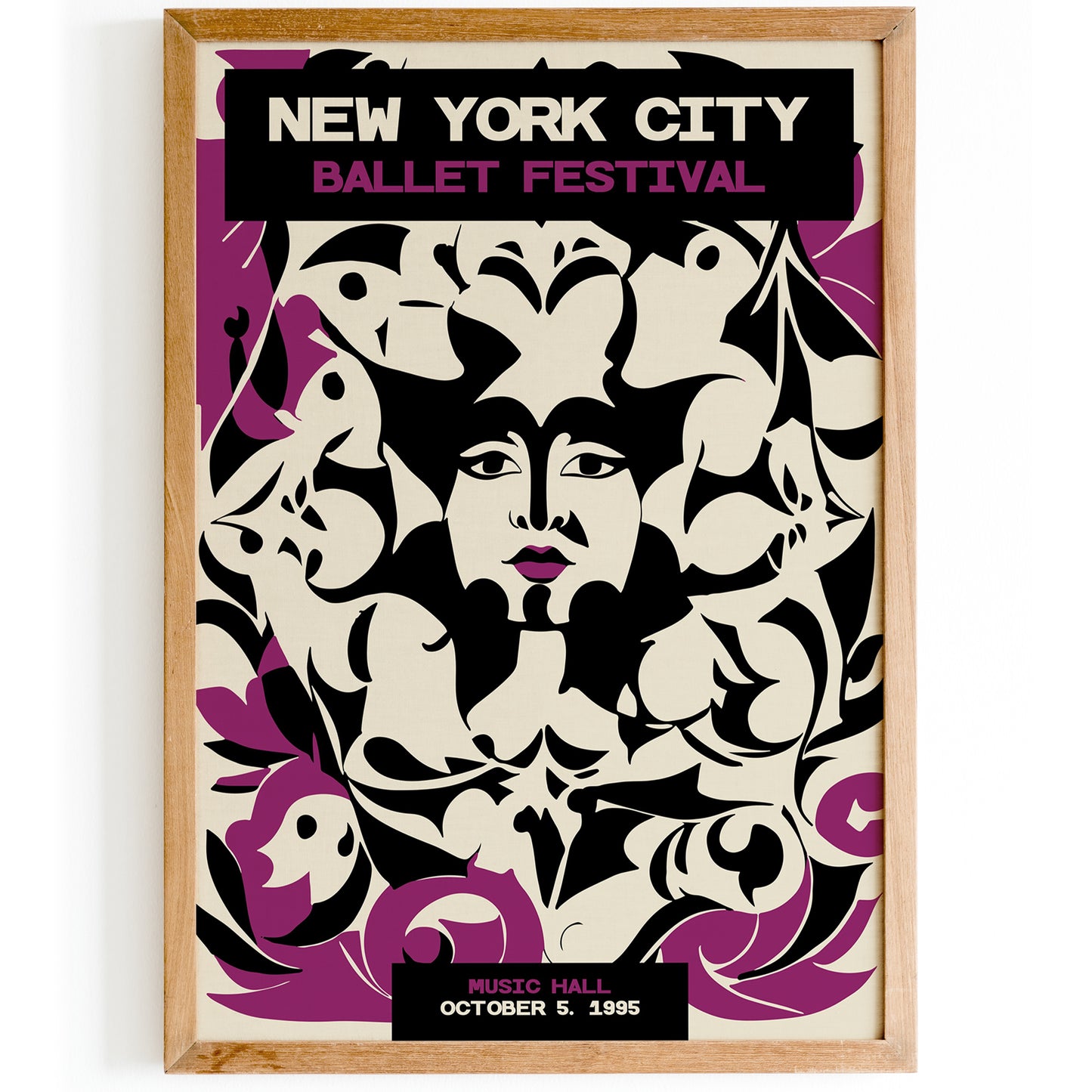 NYC Ballet Festival Retro Wall Art