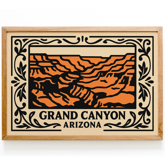 Grand Canyon Arizona Poster - Travel Horizontal Print