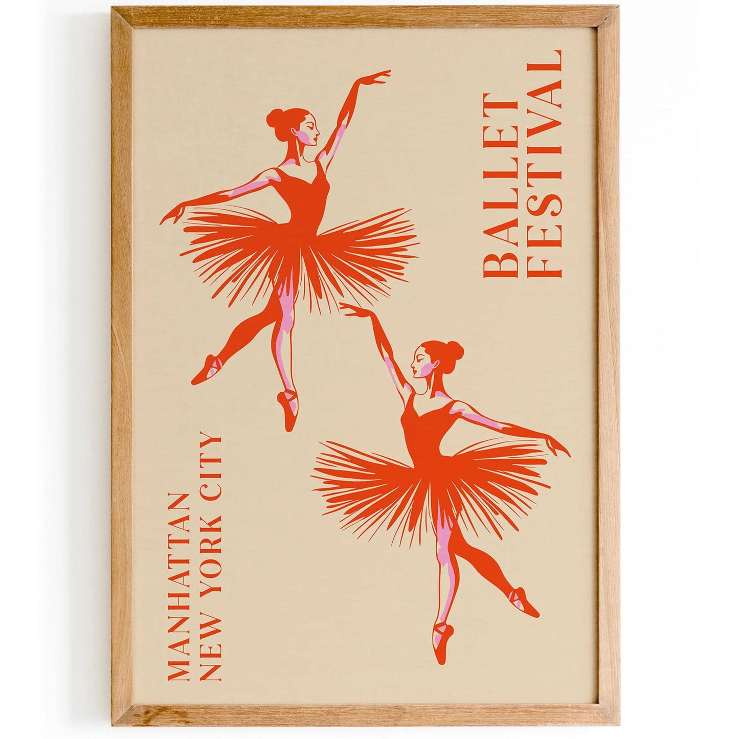 Manhattan NYC Ballet Festival Poster