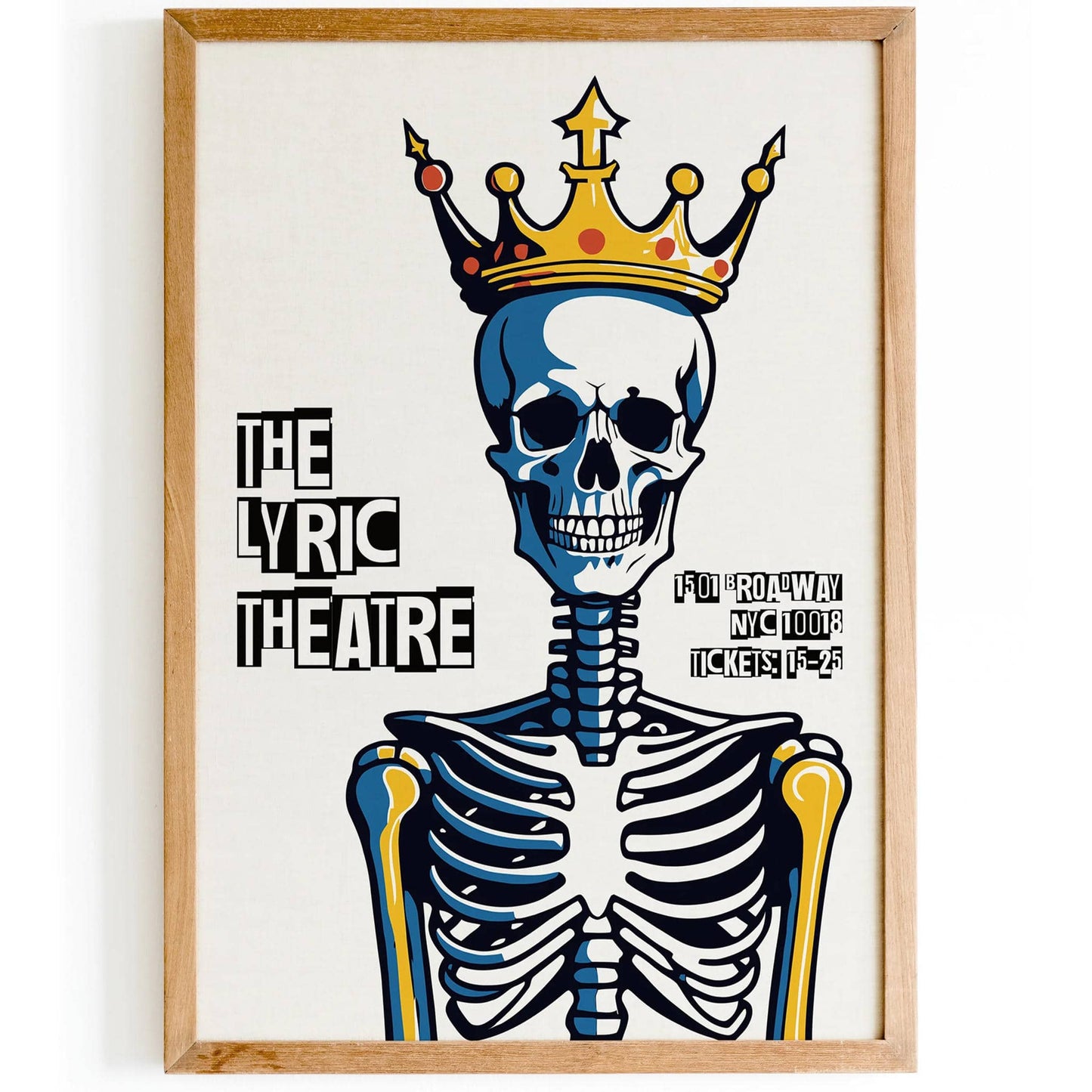 Lyric Theatre Skull Art Print