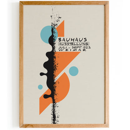 Bauhaus Ausstellung Minimalist Poster