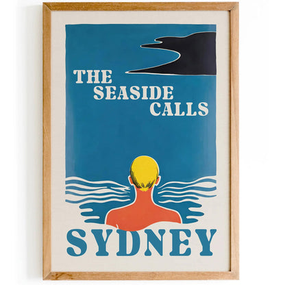 Retro Sydney Travel Poster