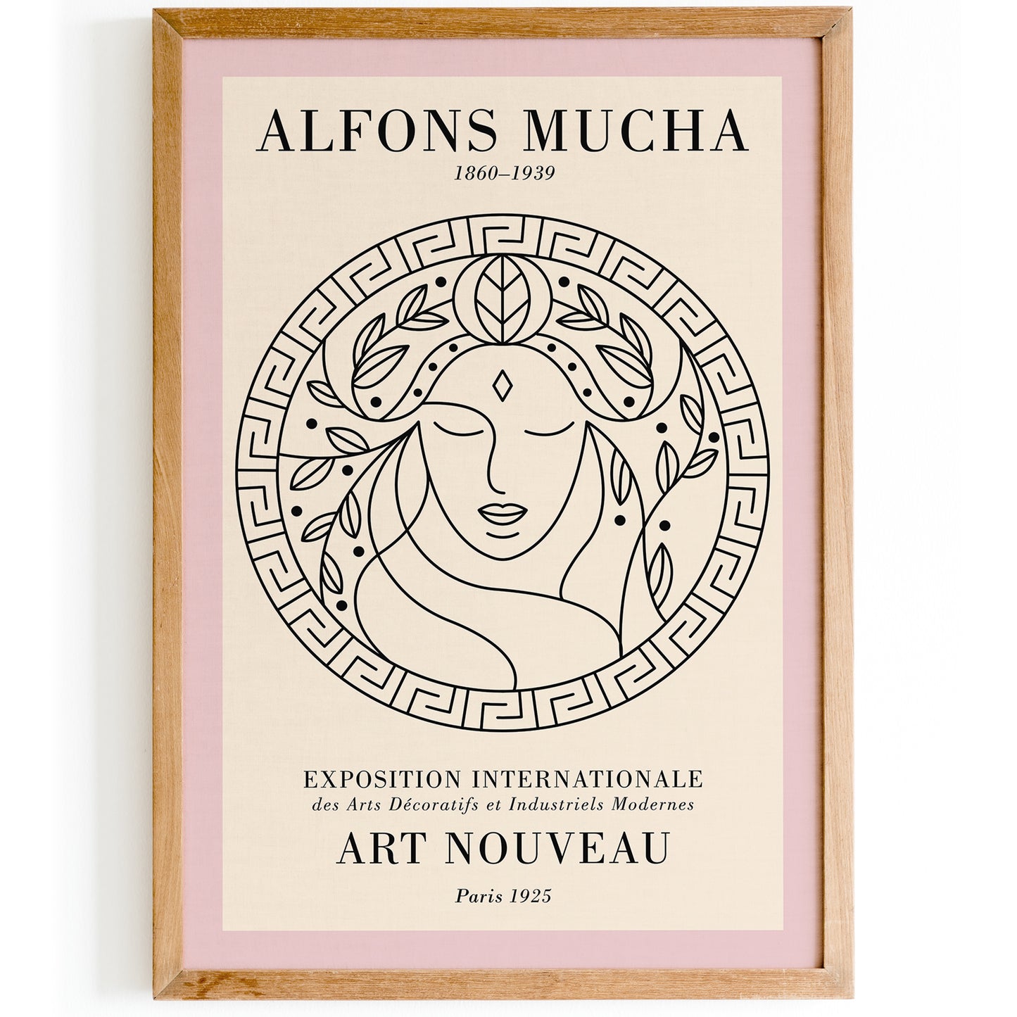 Alfons Mucha Art Nouveau Exhibition Poster