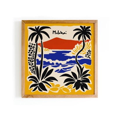 Molokai Hawaii Poster – Island Wall Art Print