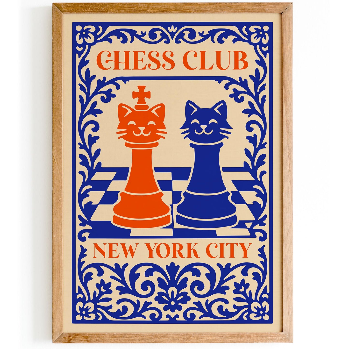 Chess Club New York City Poster