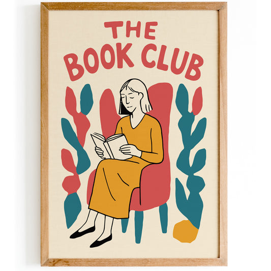 The Book Club Reading Poster