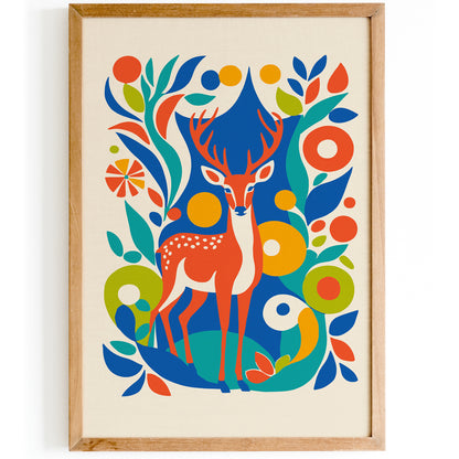 Wild Animal Cute Deer Poster