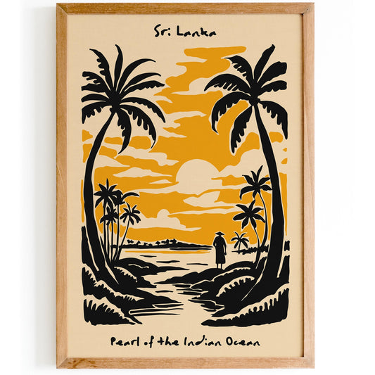 Sri Lanka Travel Poster 2026