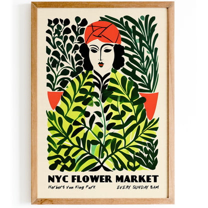NYC Flower Market Botanical Wall Art