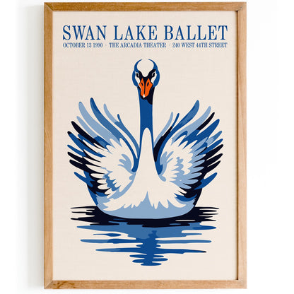 Swan Lake Ballet Poster