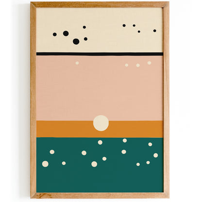 Mid Century Modern Minimalist Print