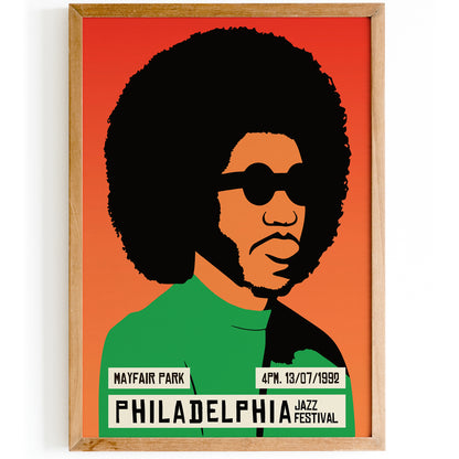 Philadelphia Jazz Festival Retro Poster