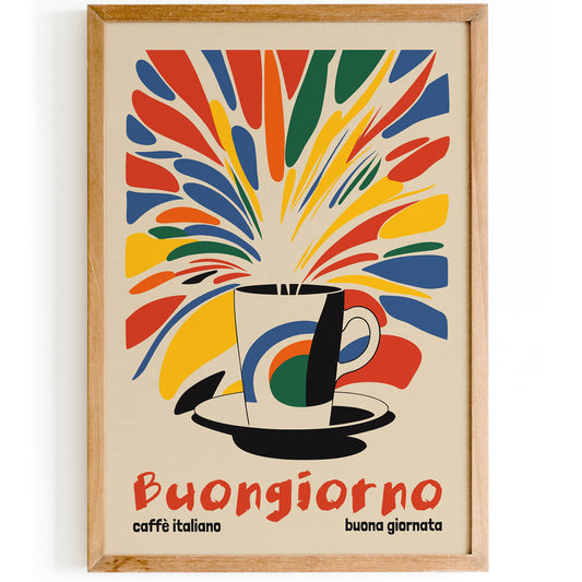 Buongiorno Italian Poster