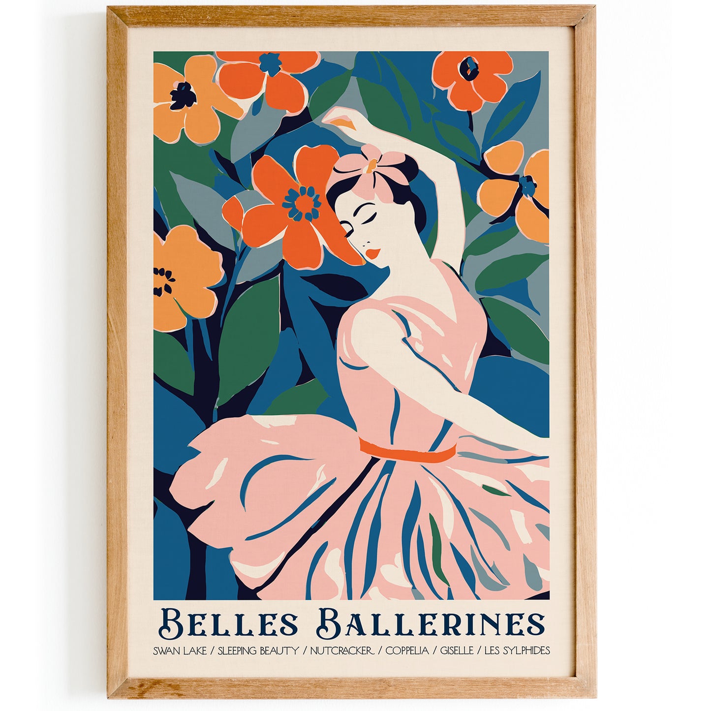 Belles Ballerines Cute Art Print