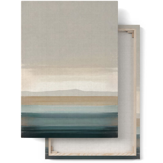 Serene View: Contemporary Abstract Canvas Art