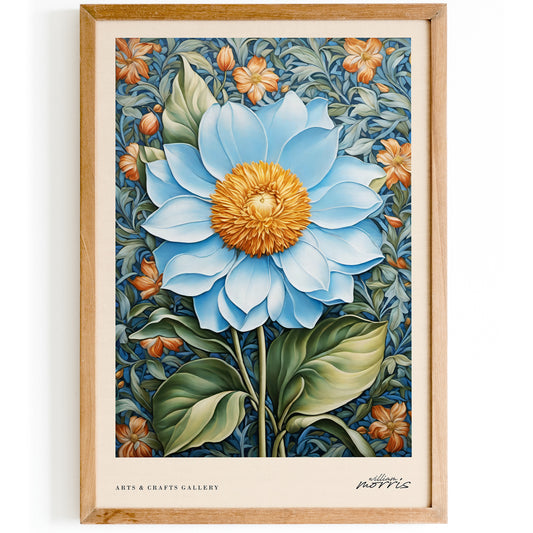 Classic Elegance: William Morris Botanical Poster