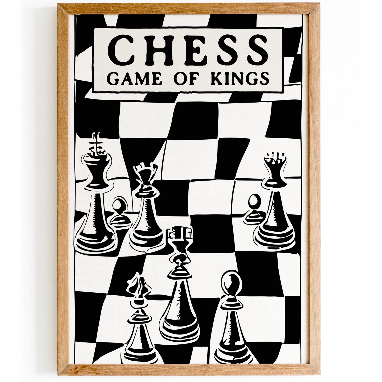 Chess - Game of Kings Vintage Poster