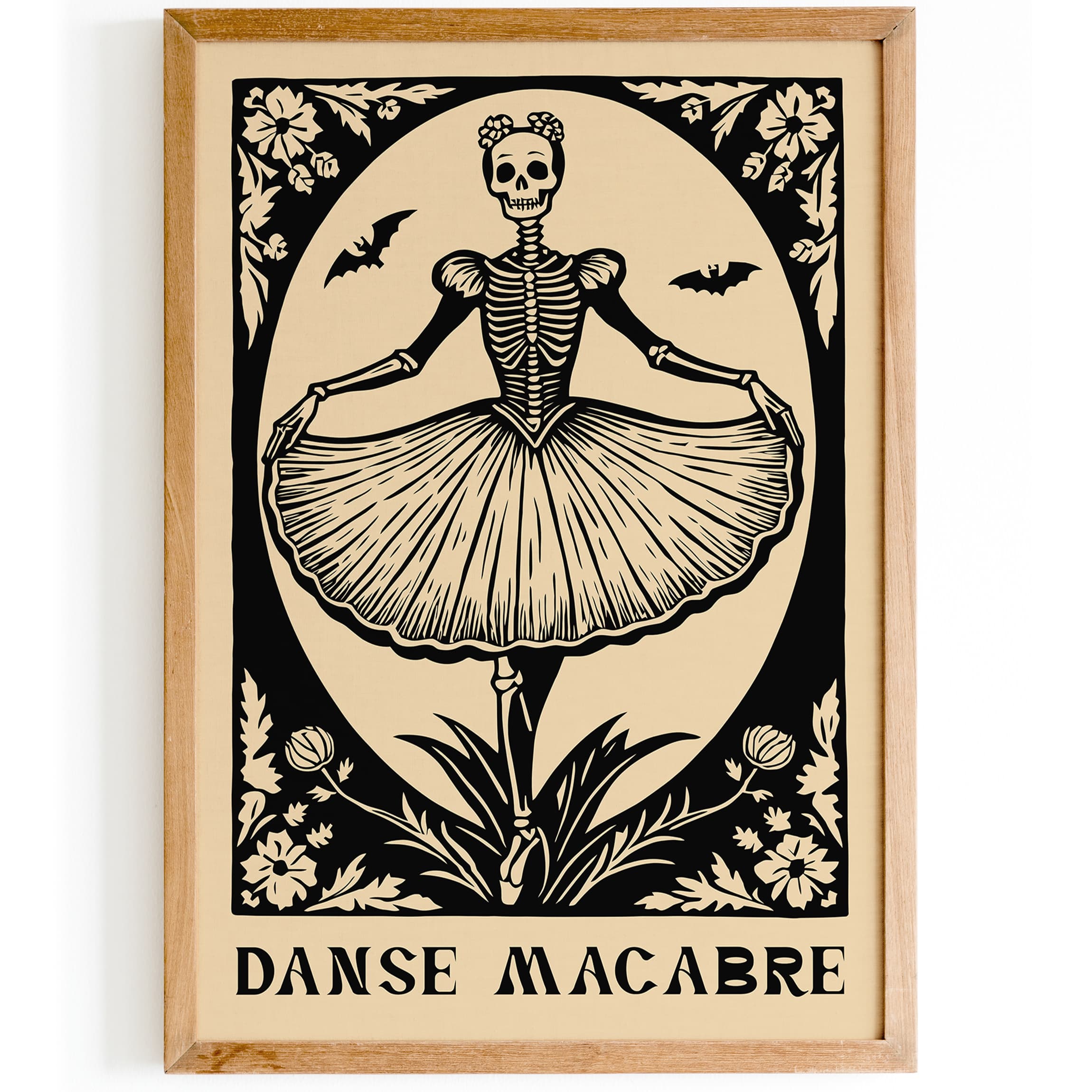 アート・デザイン・音楽 DANSE MACABRE Danse Macabre Gothic Ballerina Poster – HypeSheriff