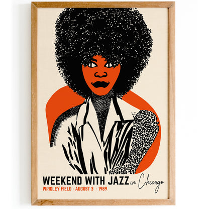 Weekend With Jazz Chicago Festival Poster