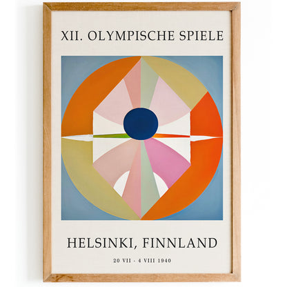 Helsinki Olympic Games 1940 Poster