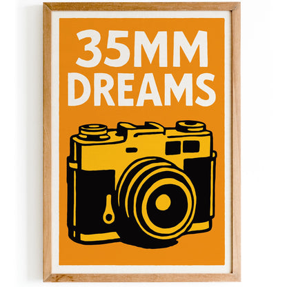 Bold 35mm Camera Print