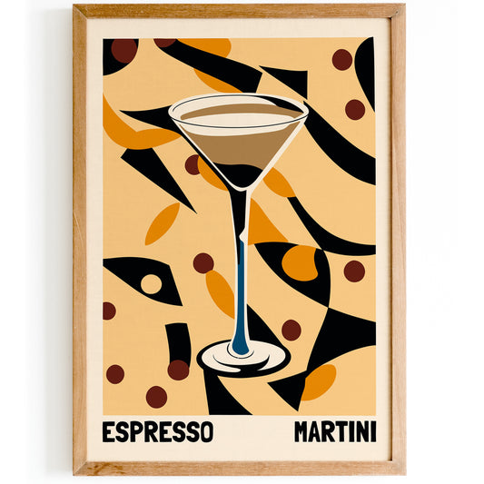 Espresso Martini Drink Poster