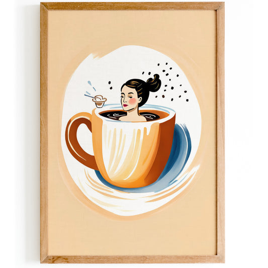 Coffee Bath Poster