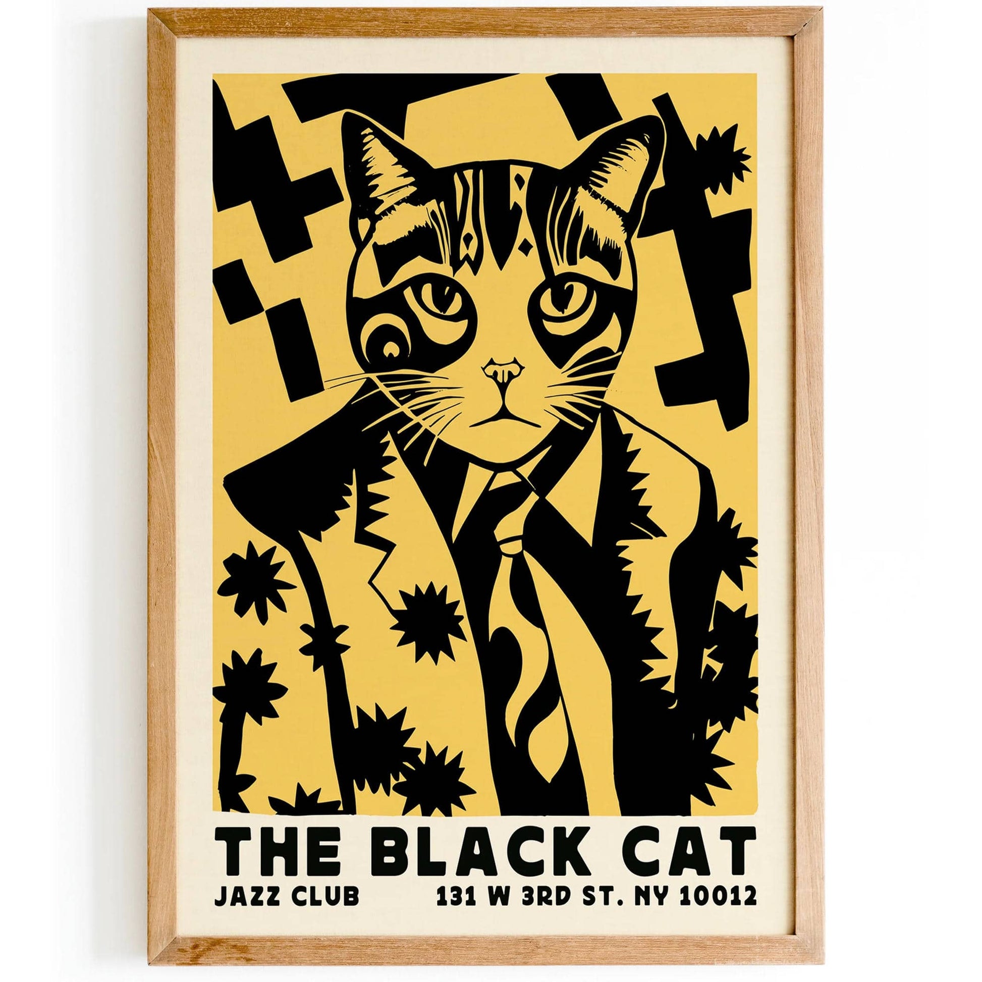 The Black Cat Jazz Club Poster - HypeSheriff