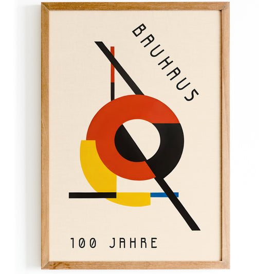 Bauhaus 100 Jahre Minimalist Wall Art