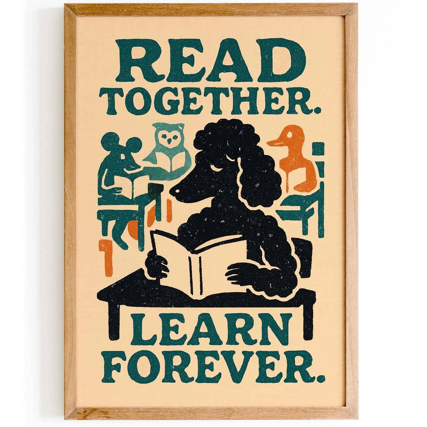 Read Together Poster Print