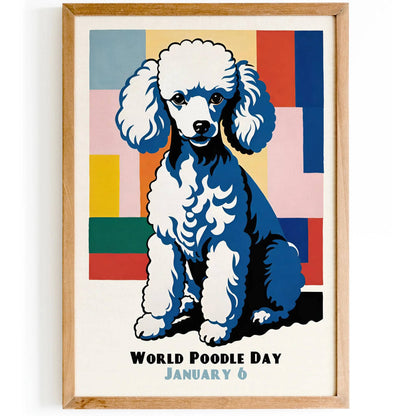 World Poodle Day Cute Poster