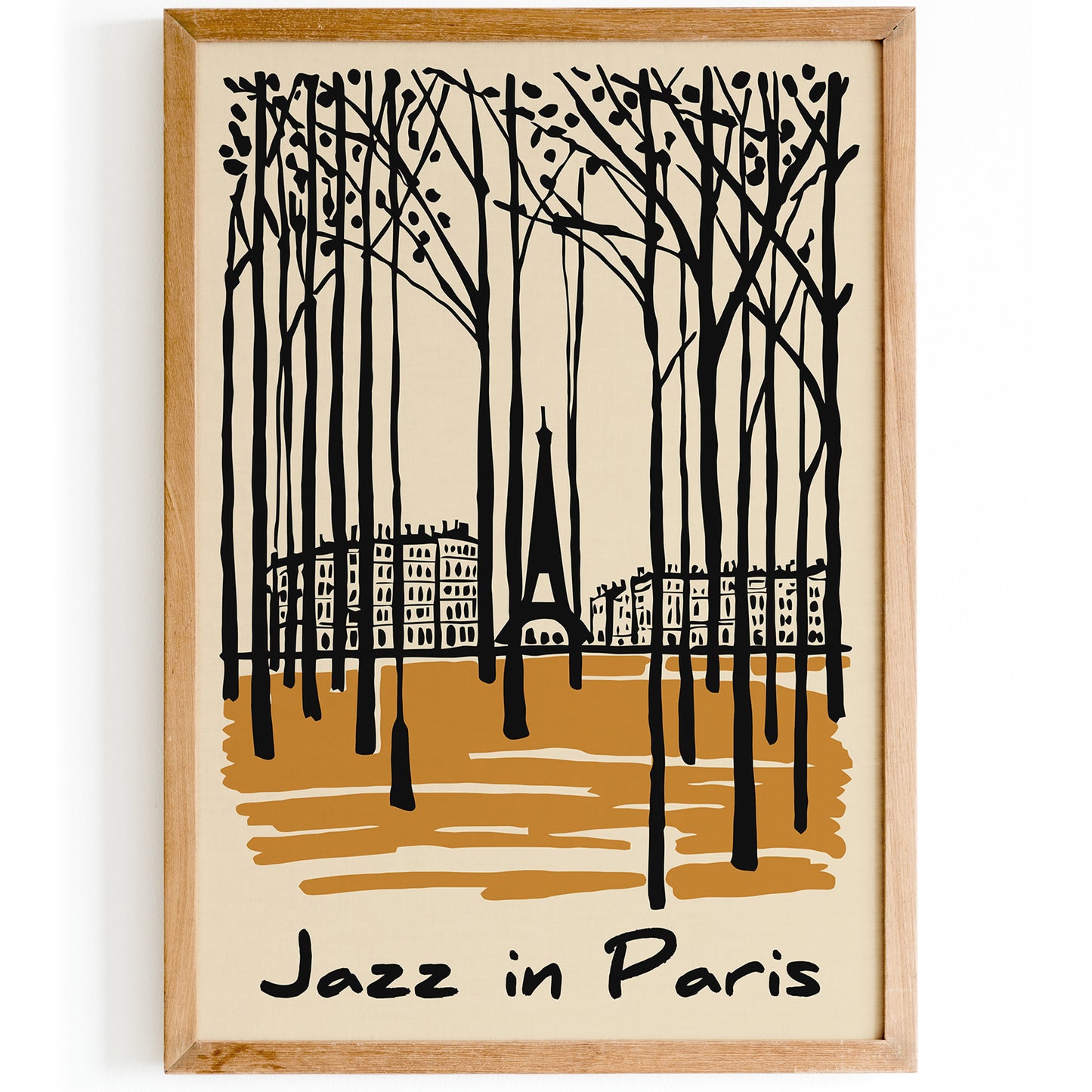 Jazz in Paris Vintage Music Poster