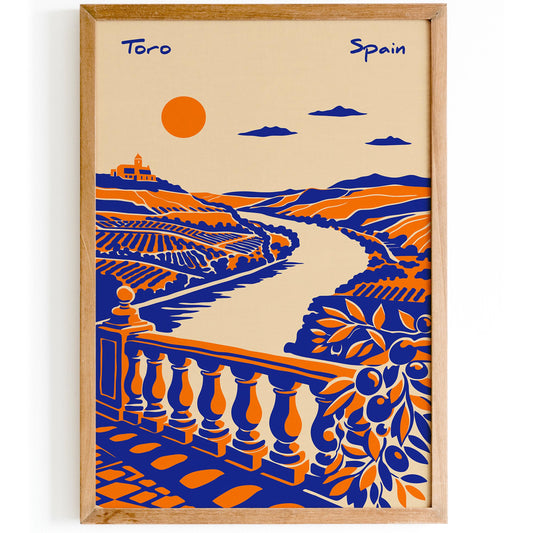 Toro Spain Travel Poster