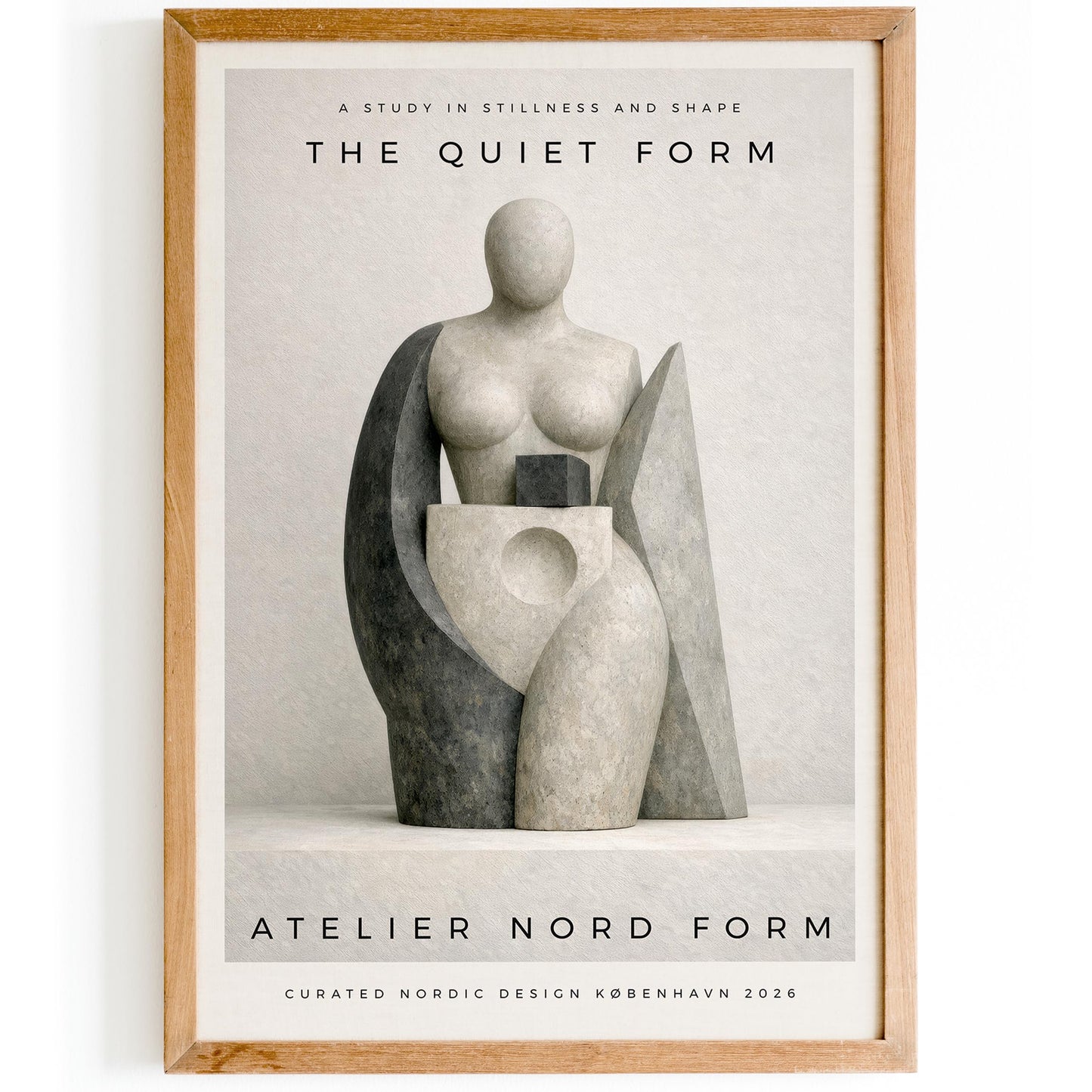Female Body Sculpture Wall Art Print 2026