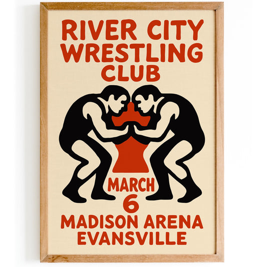 River City Wrestling Poster